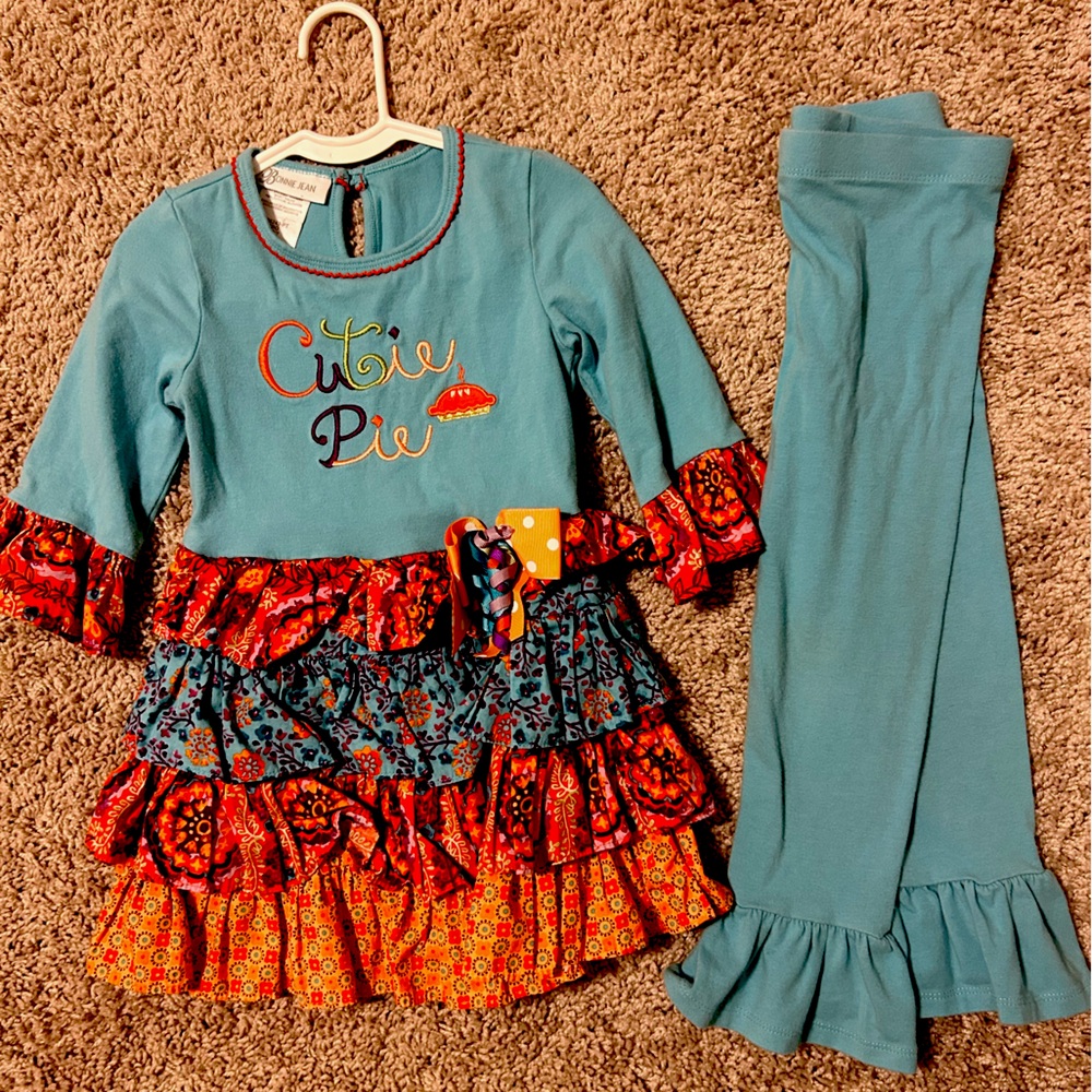 Girls Bonnie Jean “Thanksgiving” outfit